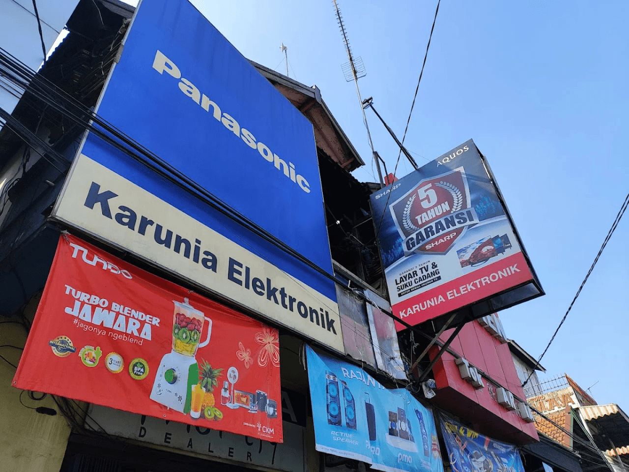 Toko Karunia Elektronik Pandaan - Tampak Depan